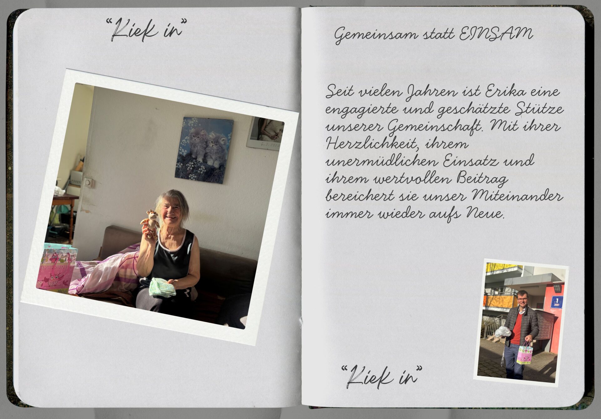 Gemeinsam statt EINSAM