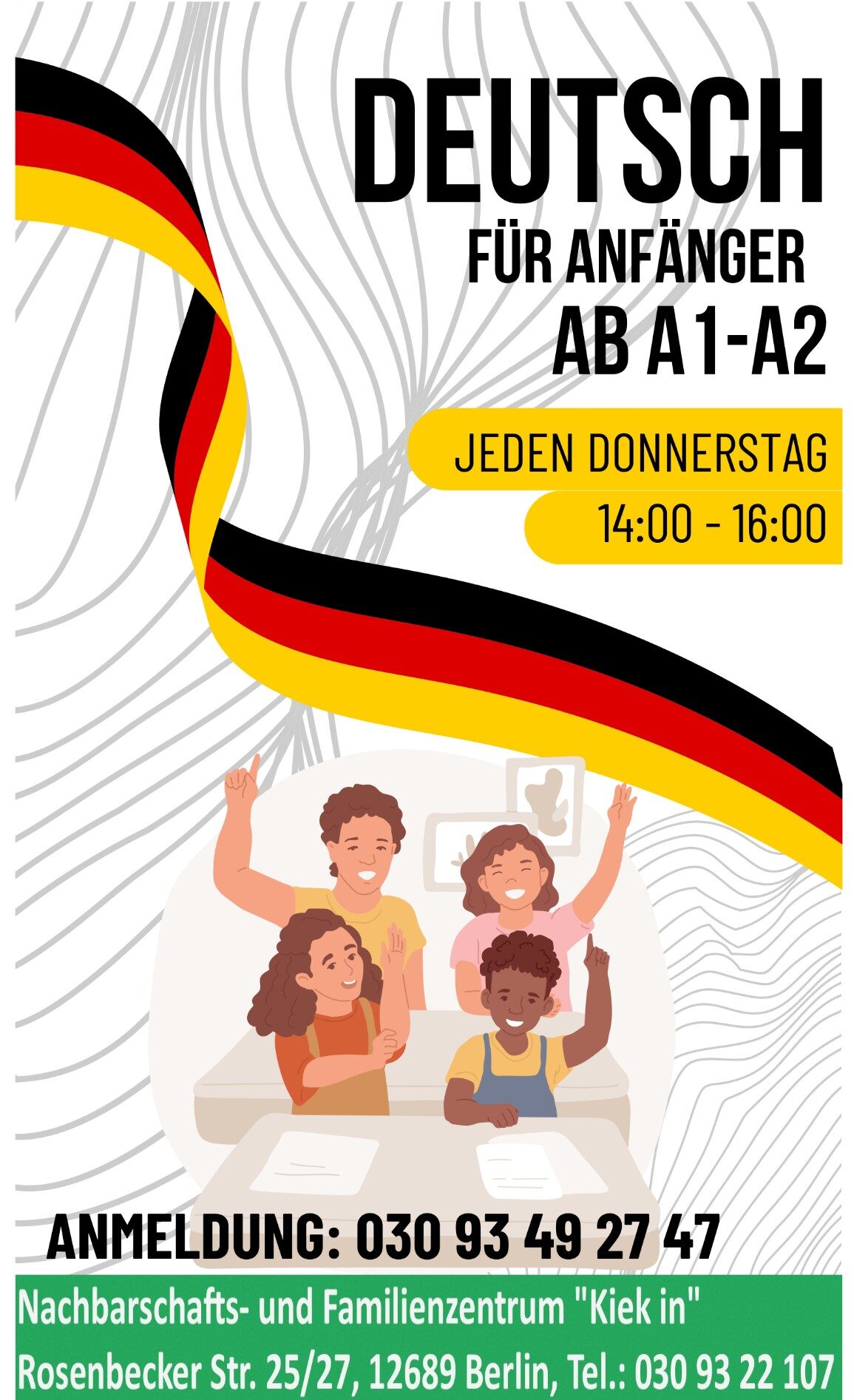 Deutschkurs für Anfänger