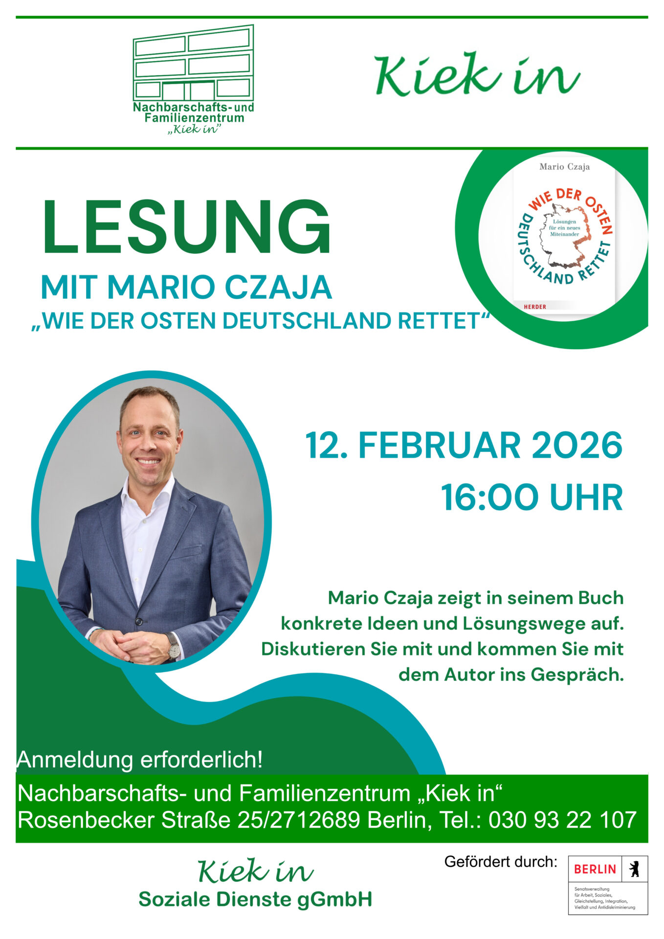 Lesung mit Mario Czaja