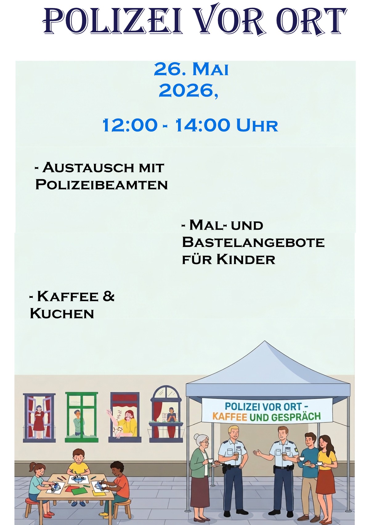 Polizei vor Ort